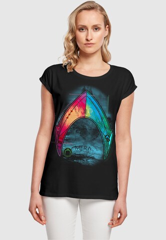 ABSOLUTE CULT Shirt 'Aquaman - Mera' in Black: front