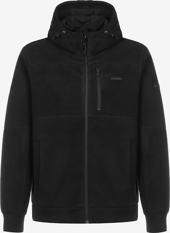 Ragwear Winter Jacket 'Rheo' in Black: front