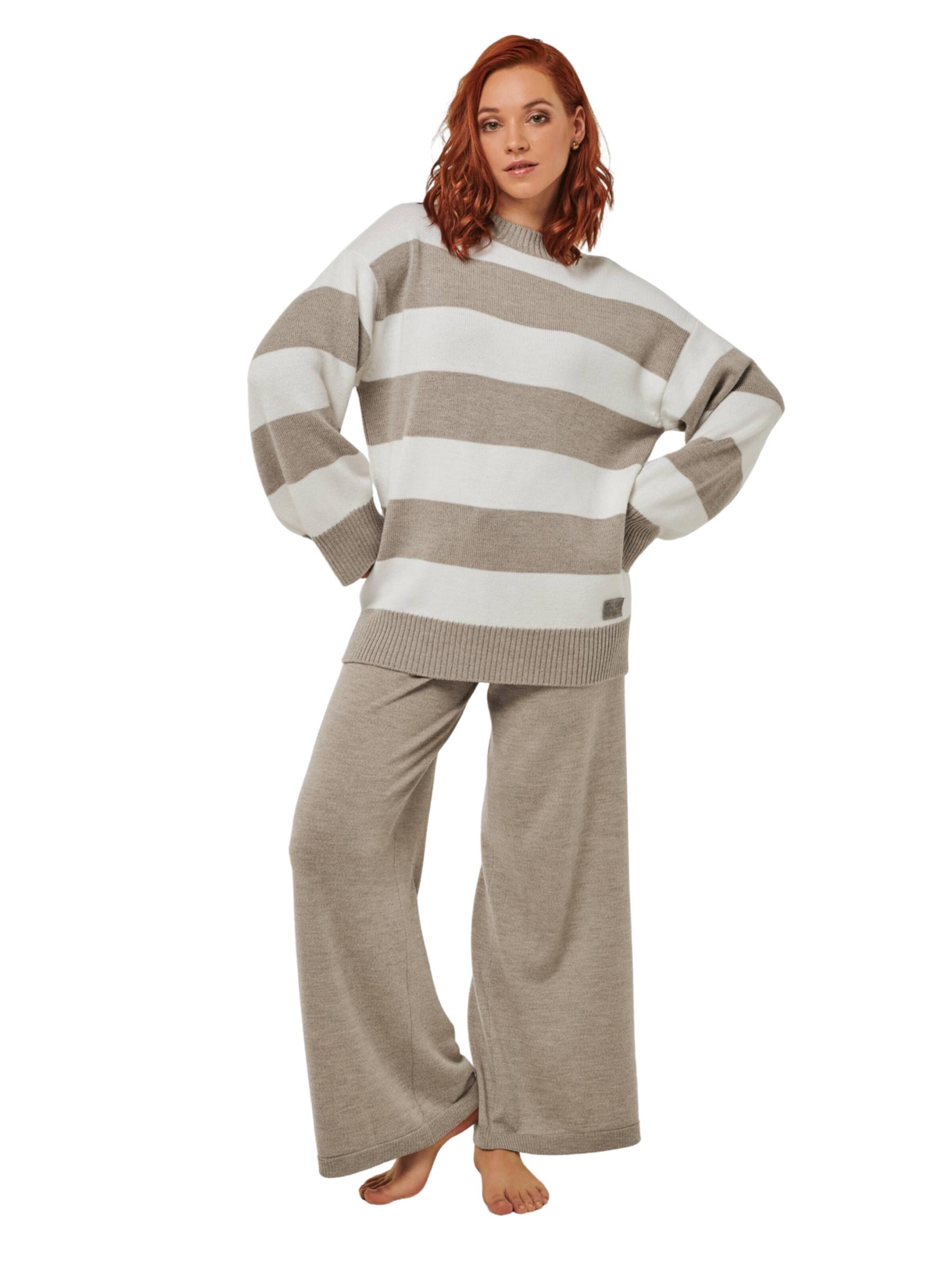 Abito da casa 'LOUNGEWEAR SET  - Pullover Felia & Pants Frida' di YOU LOOK PERFECT in grigio