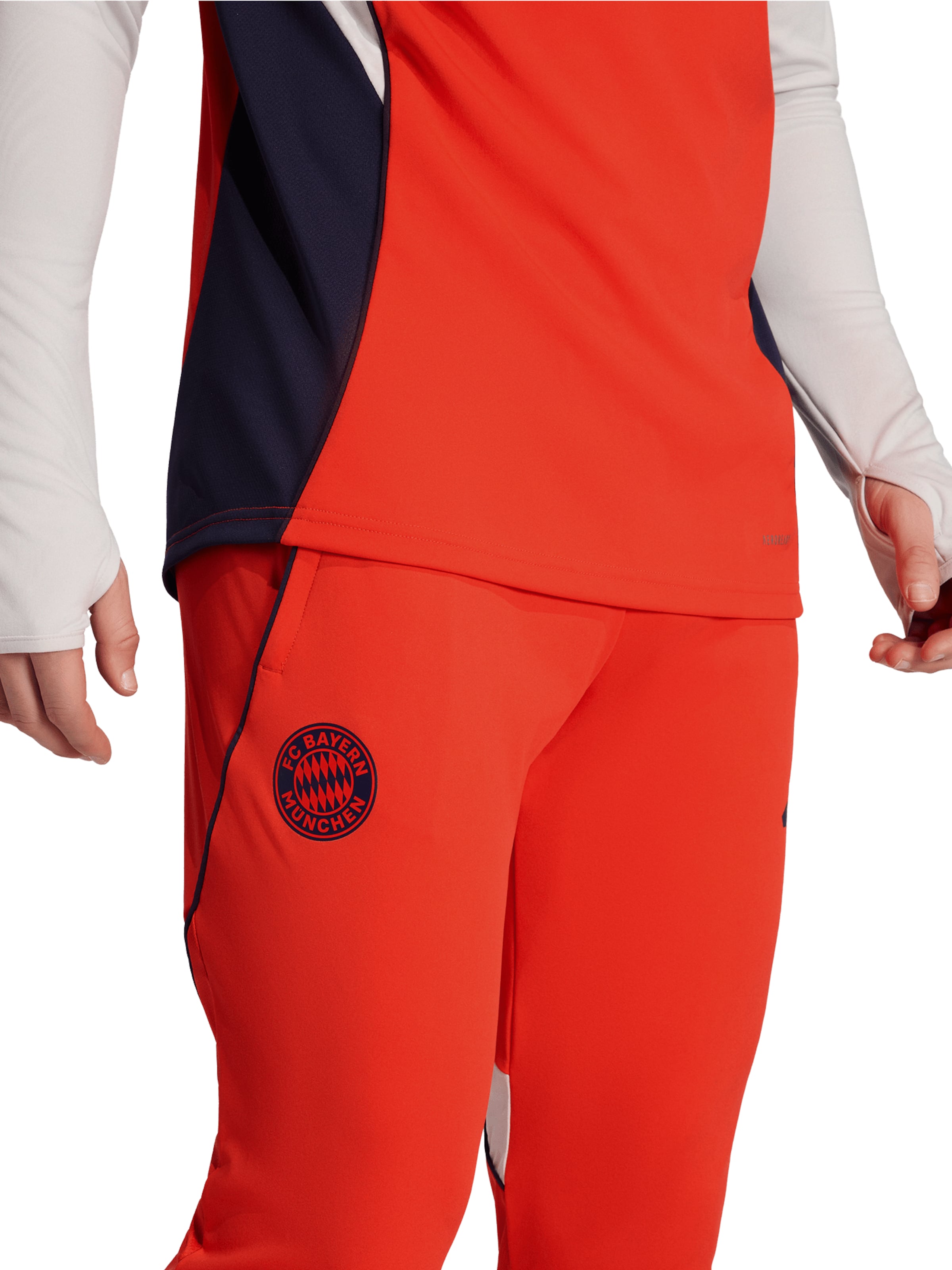 Coupe slim Pantalon de sport 'FC Bayern München 2025/2026 Tiro25 Competition' ADIDAS PERFORMANCE en rouge