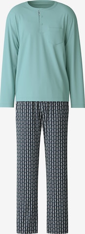 CALIDA Pyjama lang 'Relax Selected' in Grau: Vorderseite