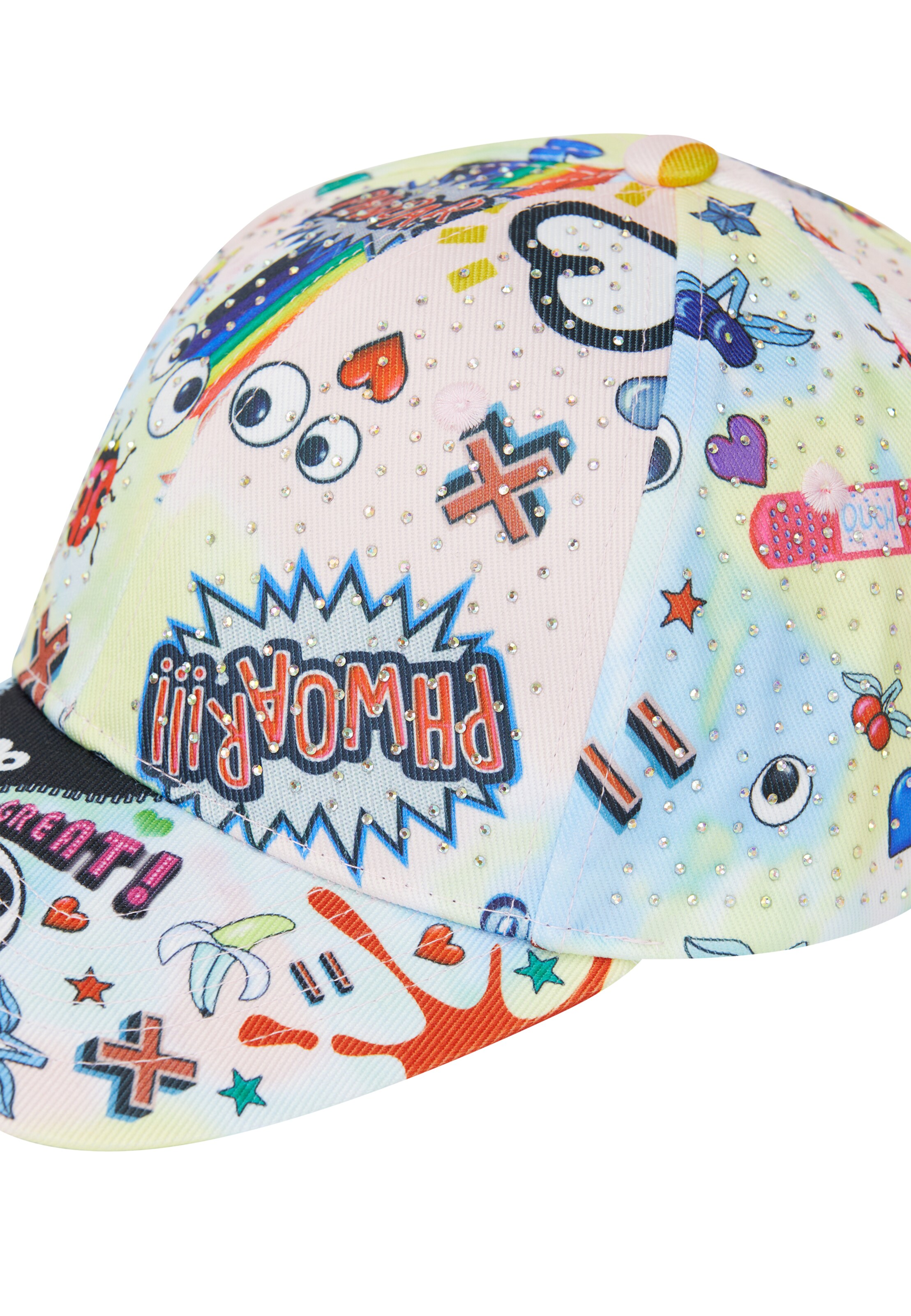 MYMO Cap 'Pop Eyetheme' in White