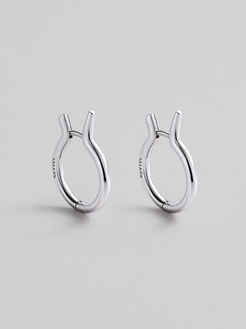 REYTEL Ohrringe 'BEND'‌‌‌ in Silber