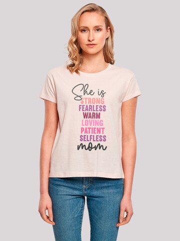 T-shirt F4NT4STIC en rose : devant