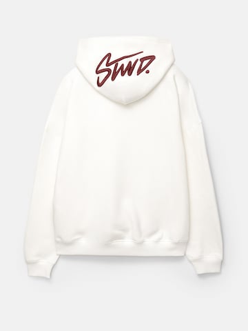 Felpa 'STWD' di Pull&Bear in bianco