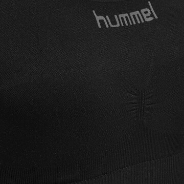 Hummel Μπουστάκι Αθλητικό σουτιέν σε μαύρο: μπροστά