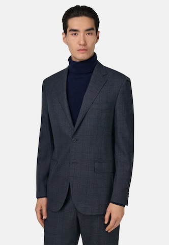 Boggi Milano Regular Suit 'Prince of Wales' in Blue
