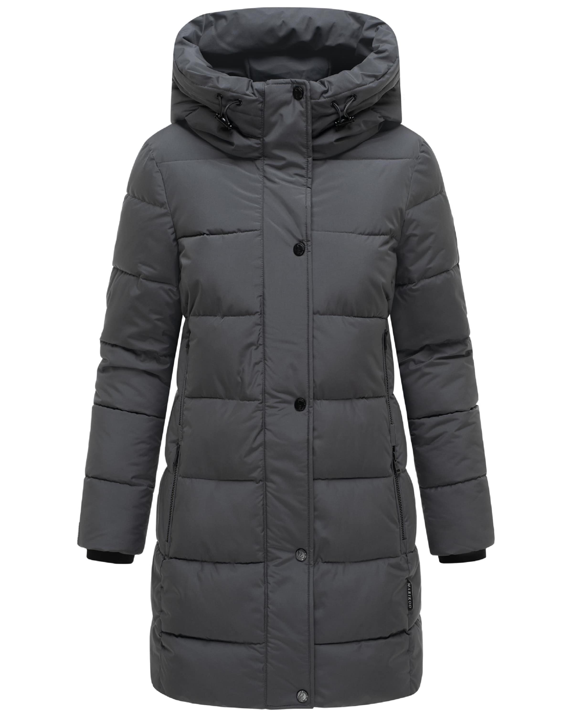 Manteau d’hiver 'Karumikoo XVI' MARIKOO en gris : devant