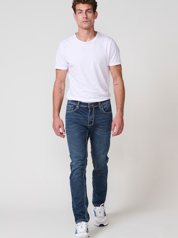 KOROSHI Slimfit Jeans i blå