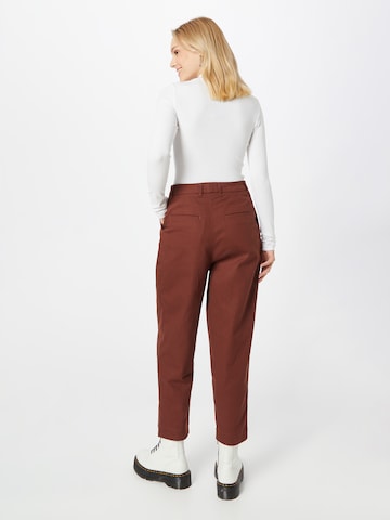 MELAWEAR Loose fit Pleat-Front Pants 'NEHA' in Brown