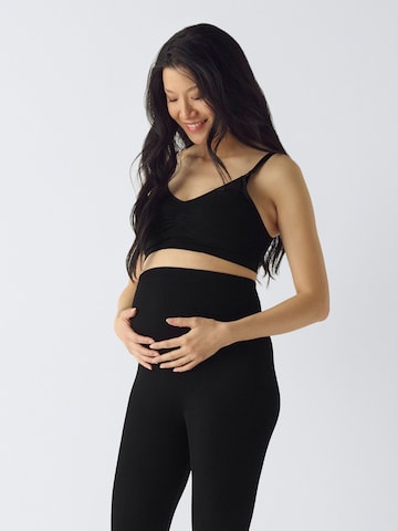 Only Maternity Bustier Still-BH 'OLMROSIE' in Schwarz: Vorderseite