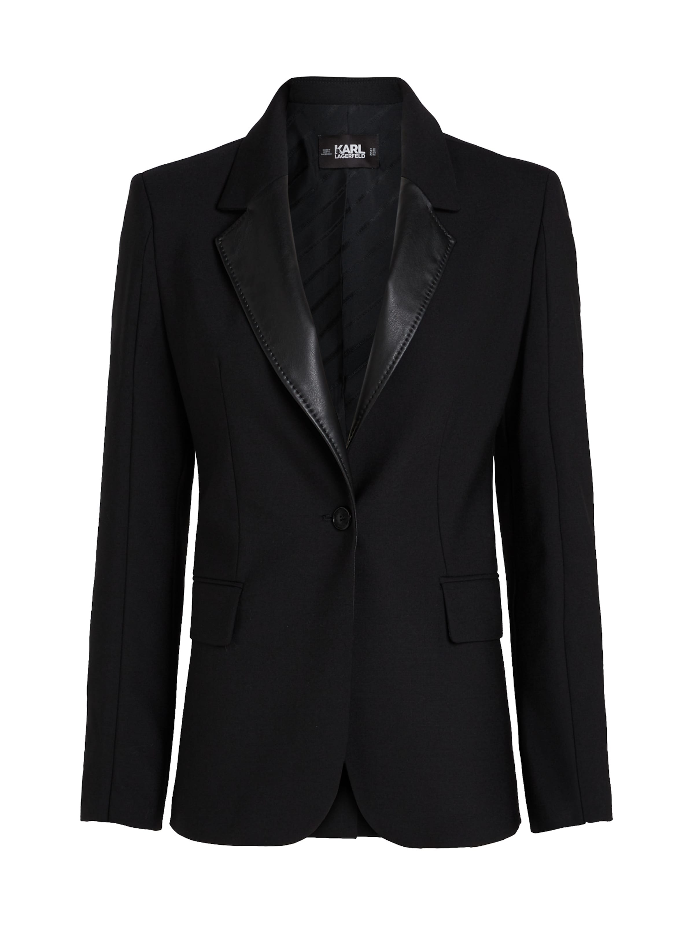Karl Lagerfeld Μπλέιζερ σε μαύρο: μπροστά