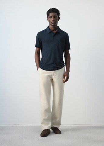 MANGO MAN Poloshirt 'Amberes' in Blau
