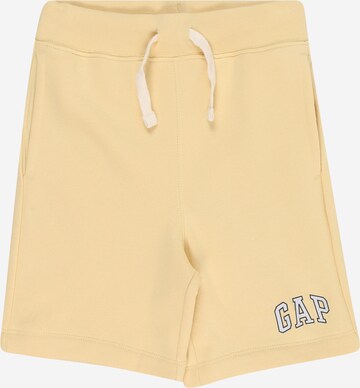 GAP Regular Broek in Beige: voorkant