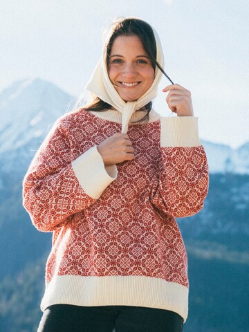 KOPYTO Oversized sweater 'BARIBAL' in Red