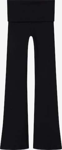 NAME IT Flared Pants in Black: front