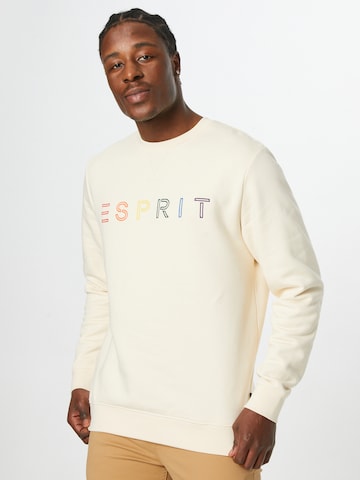 ESPRIT Sweatshirt in Beige: front