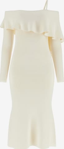GUESS Knitted dress in Beige: front