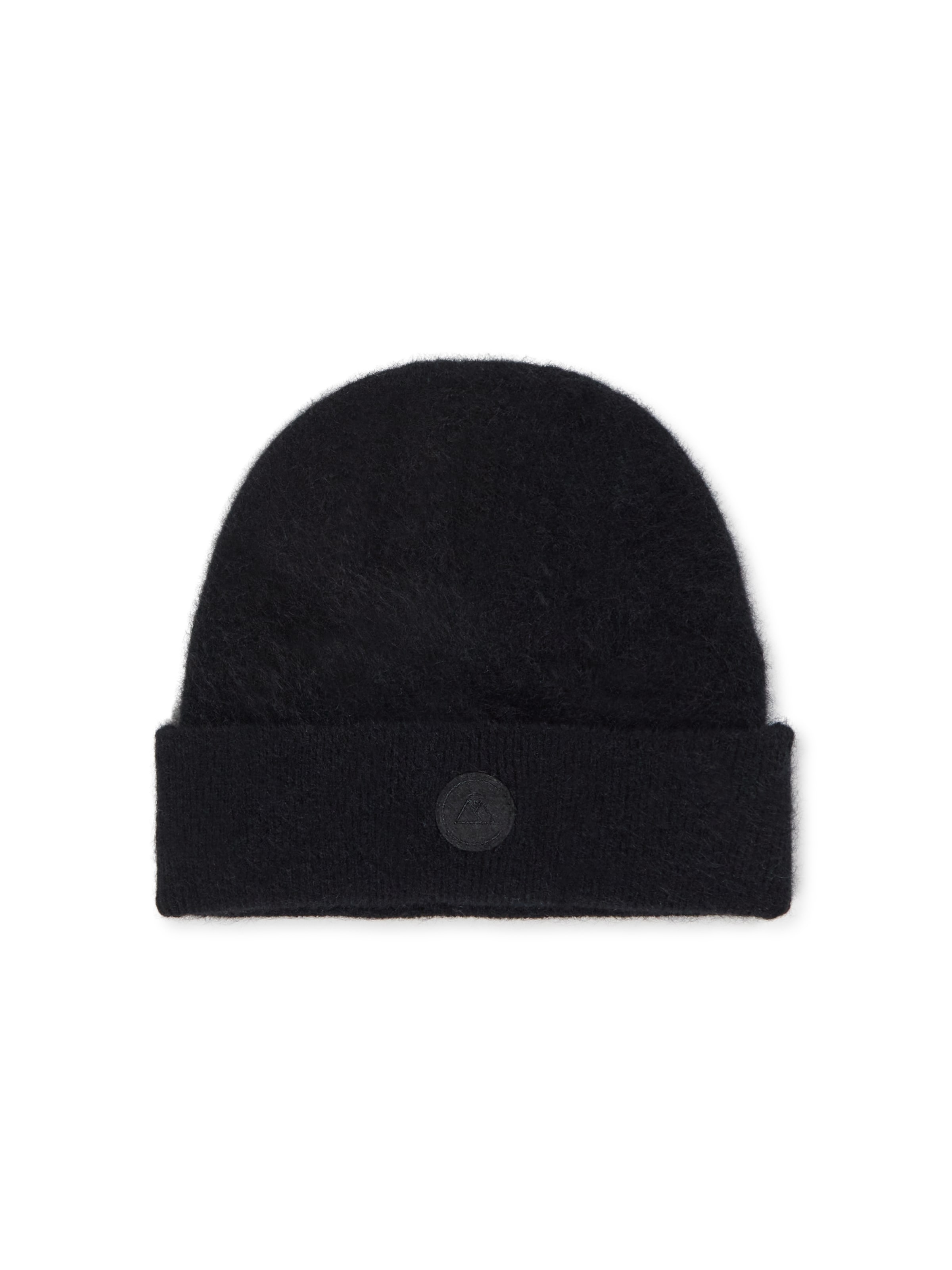 CASH-MERE.CH Beanie in Black: front