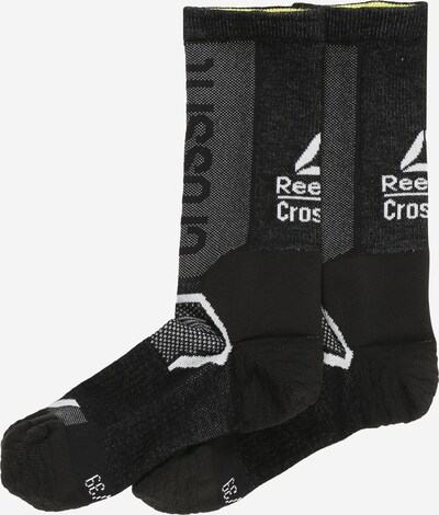 REEBOK Športne nogavice | črna / bela barva, Prikaz izdelka