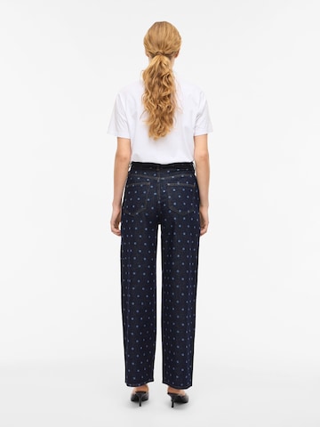 VILA Szeroka nogawka Jeansy 'VIFREYA' w kolorze niebieski