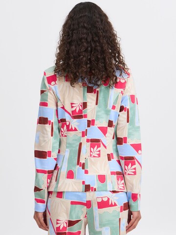 Blazer ' IHKATE PRINT ' di ICHI in beige