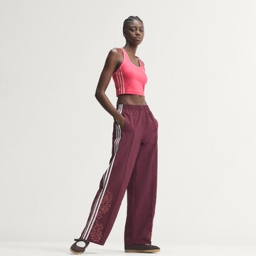 ADIDAS ORIGINALS Wide leg Παντελόνι 'Firebird' σε κόκκινο