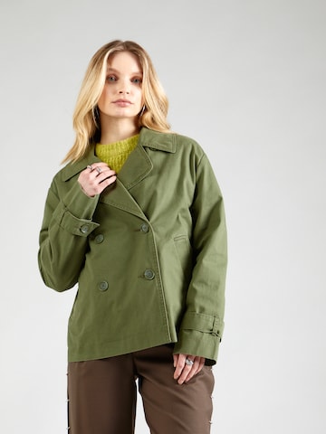 Monki Between-Season Jacket in Green: front