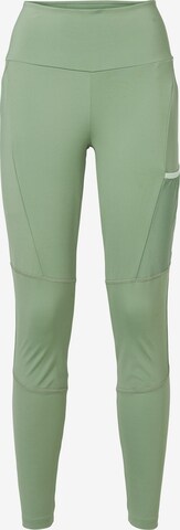 VAUDE Skinny Outdoor Pants 'Scopi' in Green: front