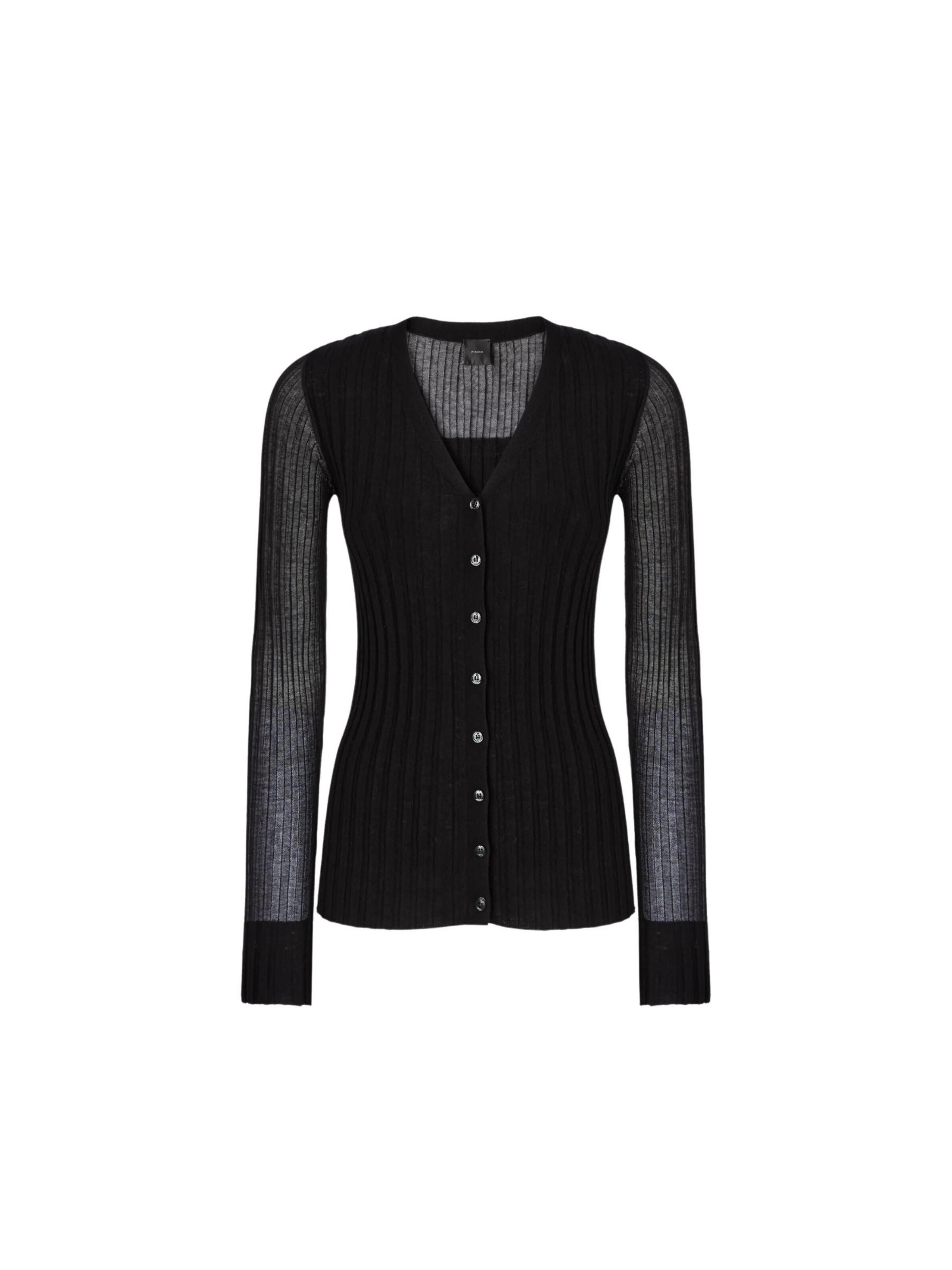 PINKO Cardigan en noir, Vue avec produit