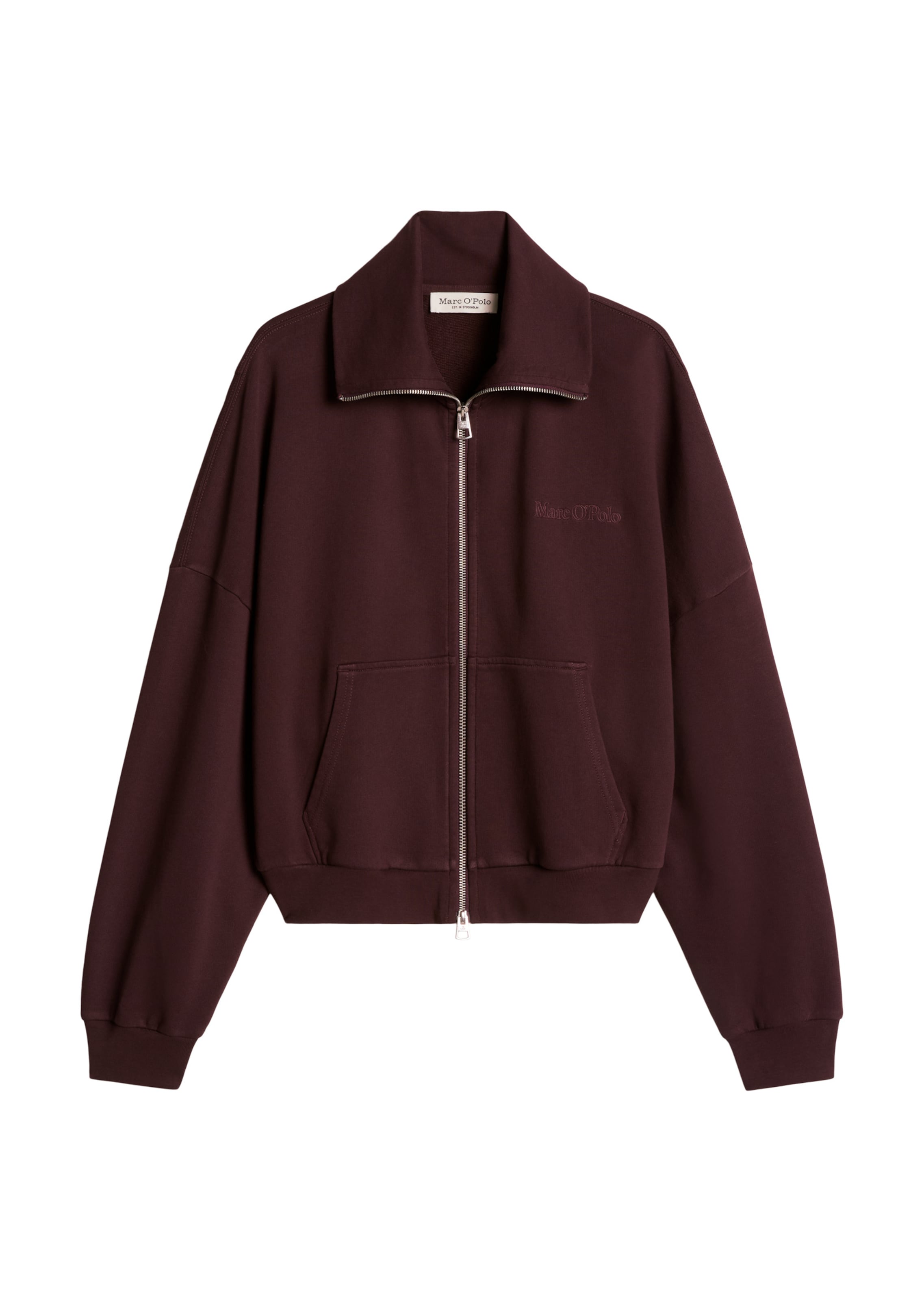 Veste de survêtement Marc O'Polo en rouge : devant