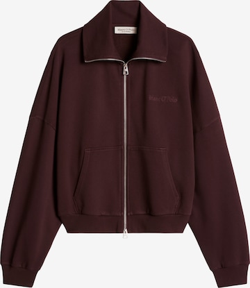 Veste de survêtement Marc O'Polo en rouge : devant