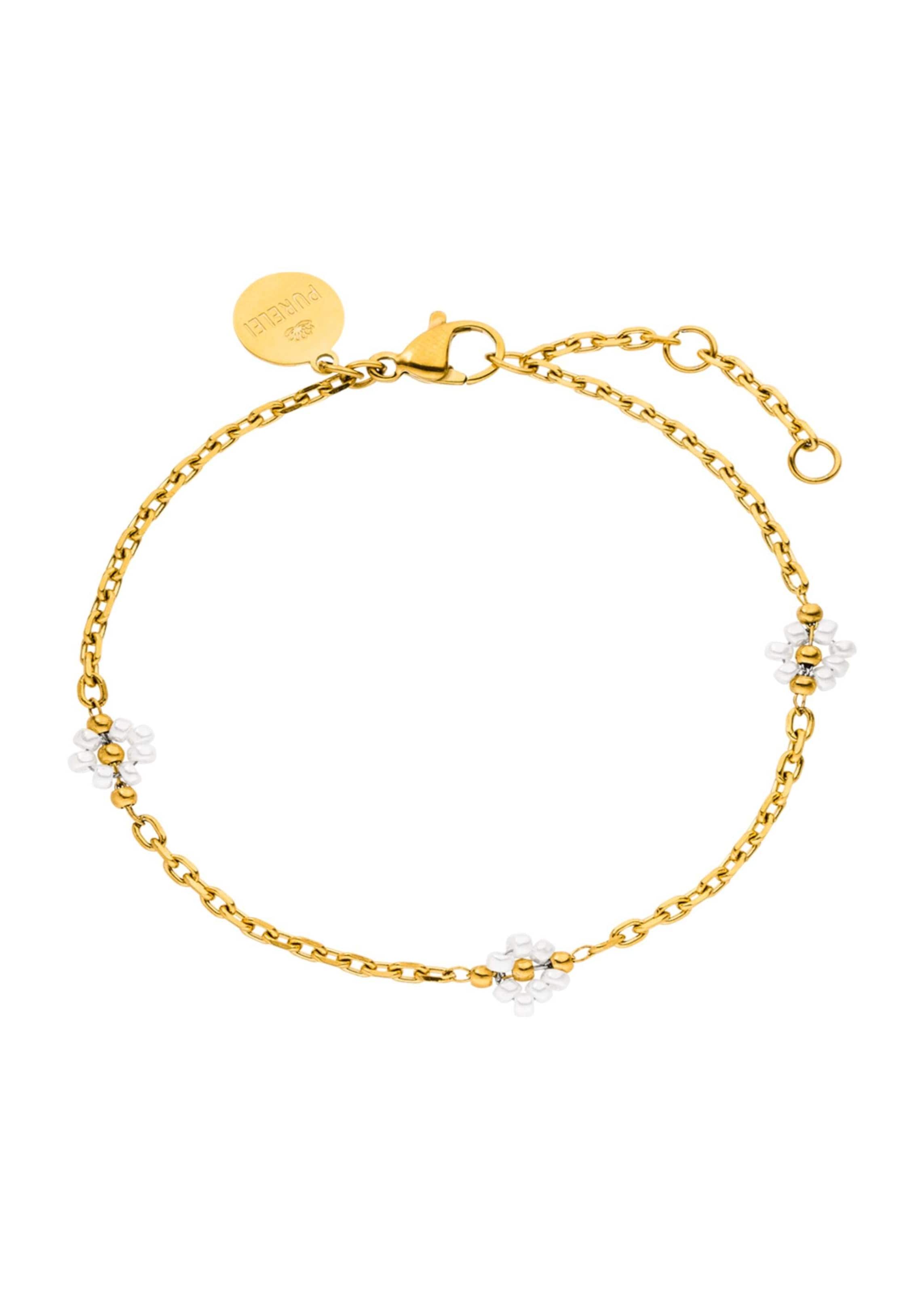 PURELEI Foot Jewelry 'Linen Blossom' in Gold: front
