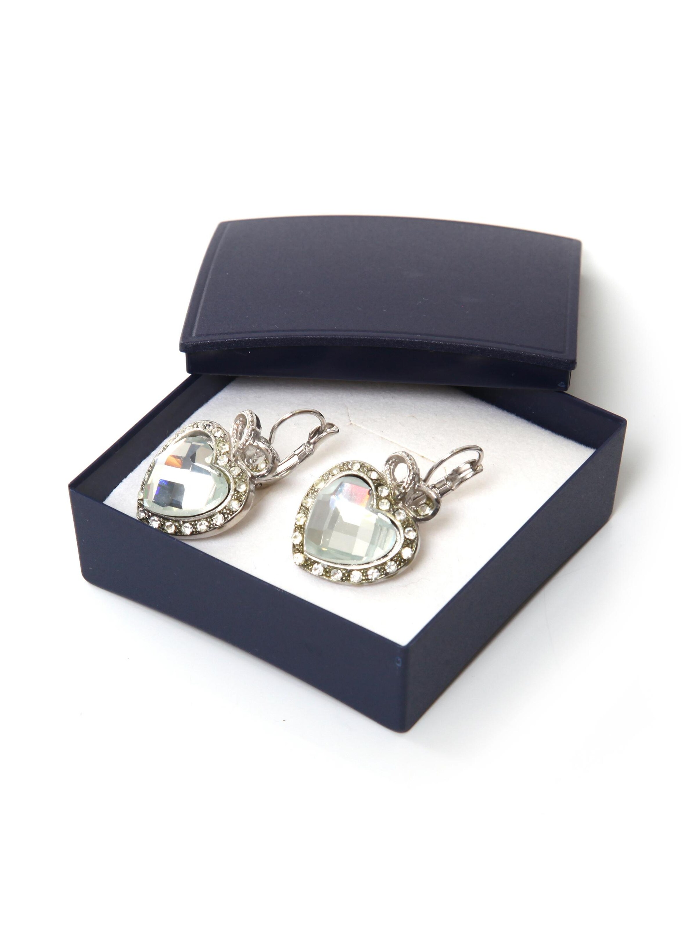 COLLEZIONE ALESSANDRO Ohrringe 'München' in Transparent