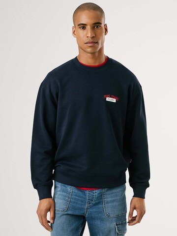 Pepe Jeans Sweatshirt 'Mason' in Blue: front