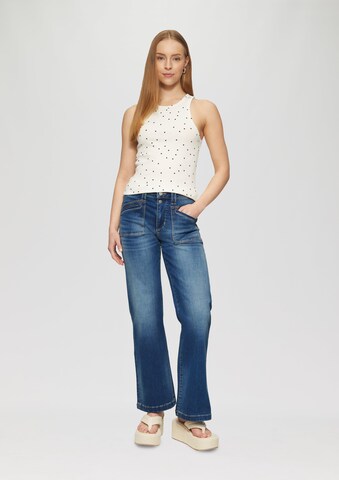 Wide Leg Jean 'Reena' QS en bleu