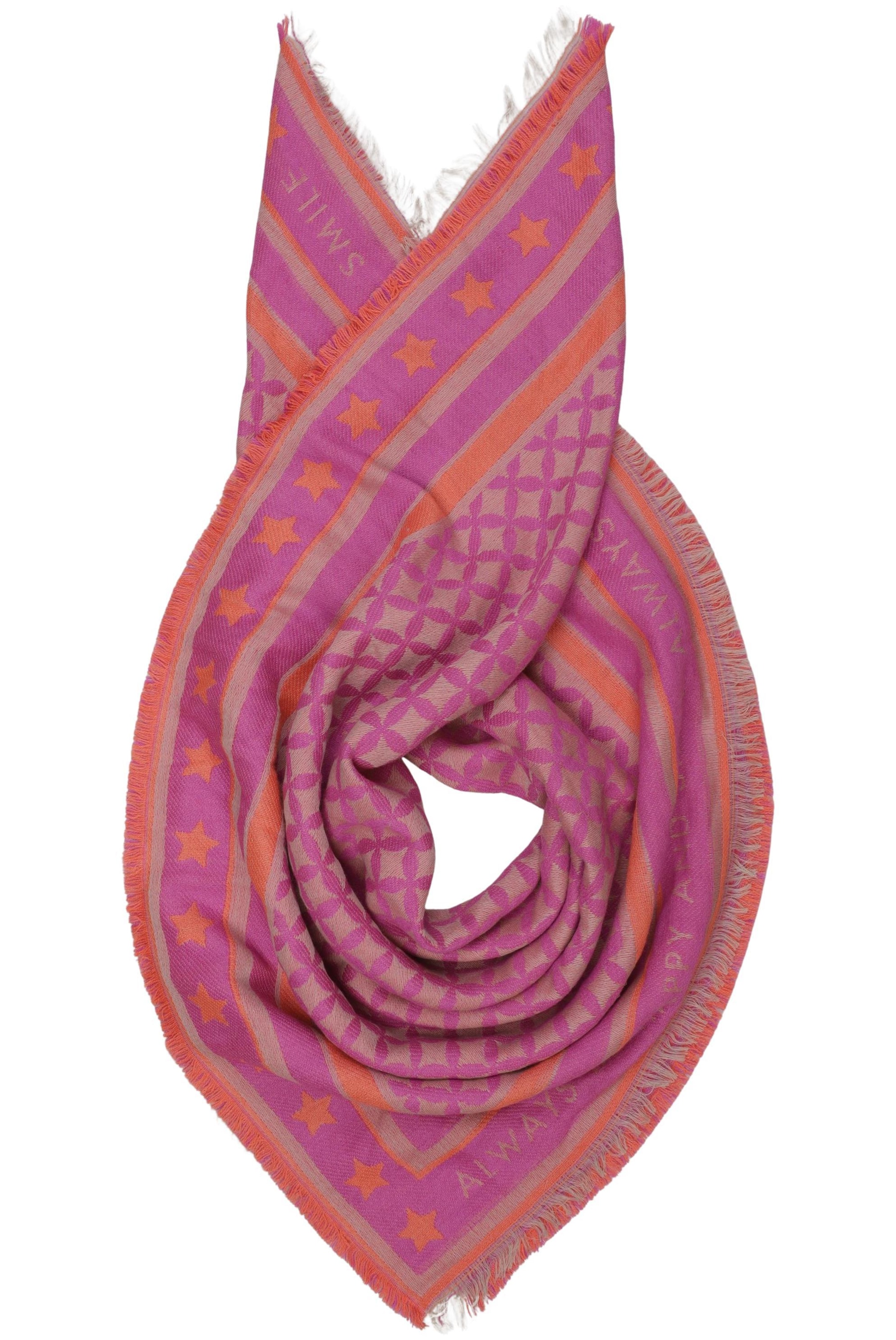 Zwillingsherz Scarf & Wrap in One size in Pink: front