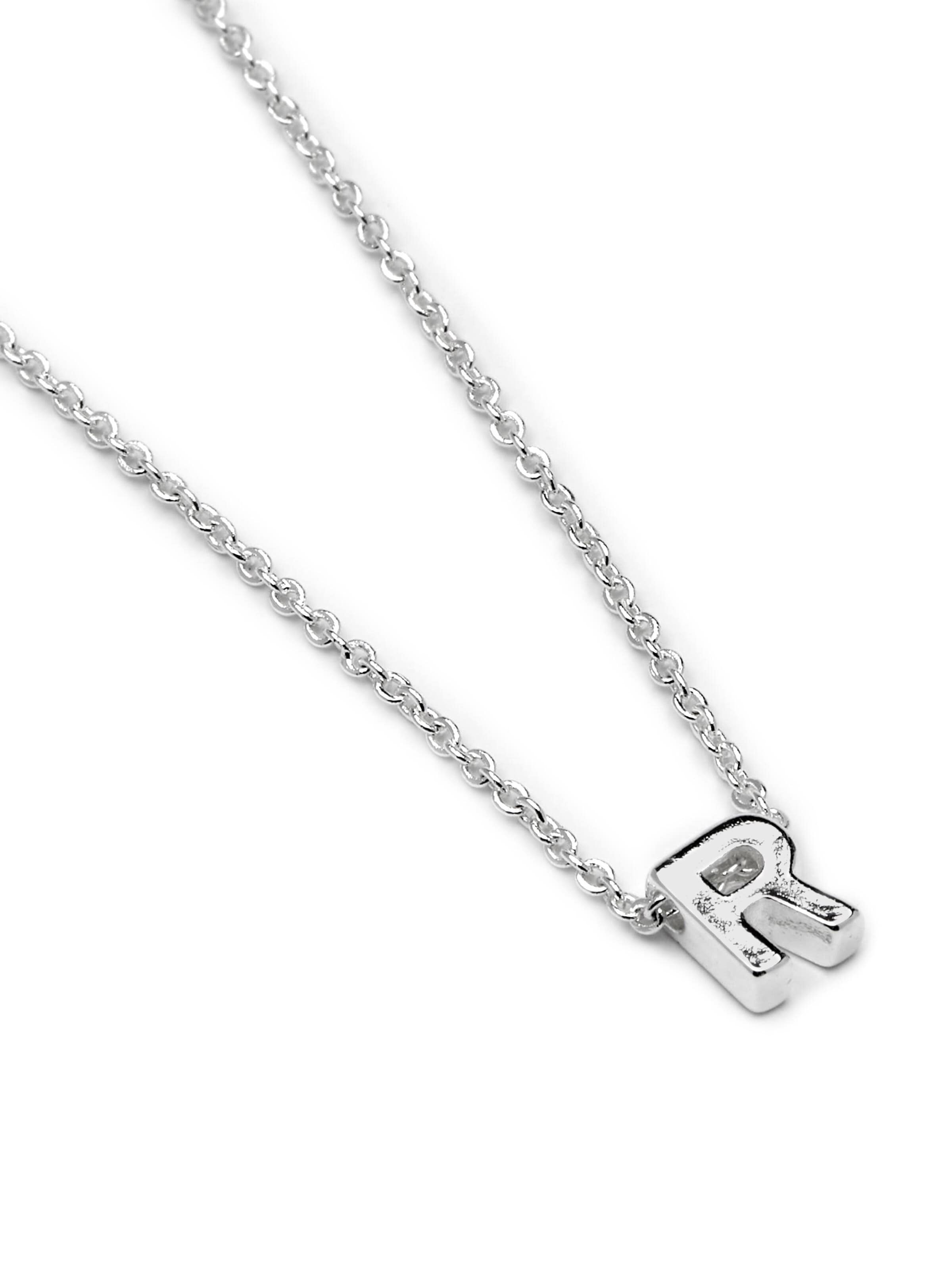 Luxenter Kette 'Alphabet R'‌‌ in Silber