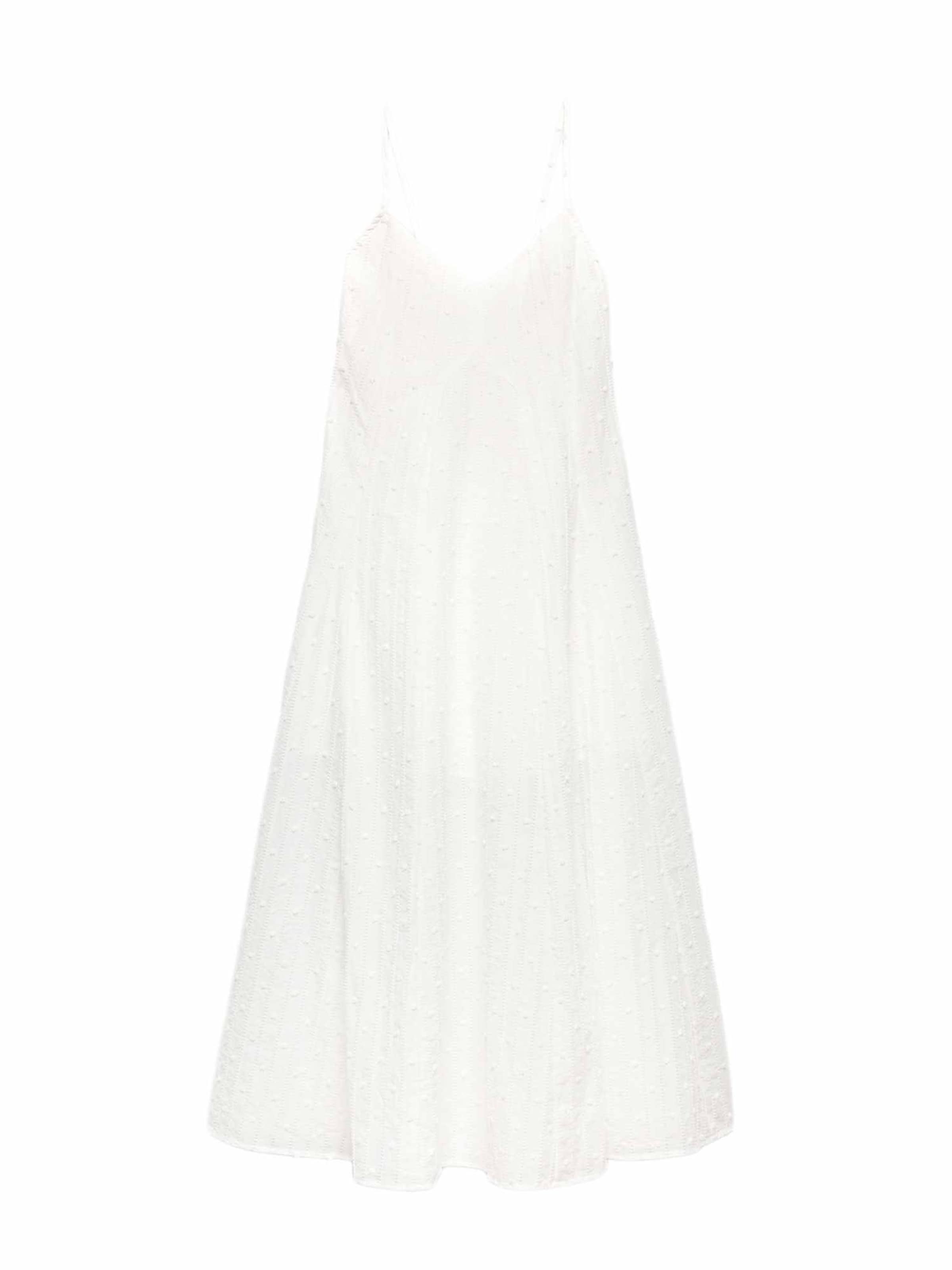 Marks & Spencer Robe en 34 en blanc, Vue avec produit
