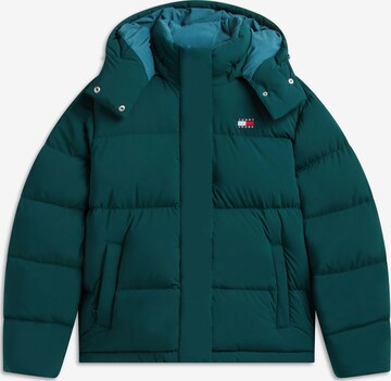 Tommy Jeans Zimná bunda 'ALASKA' - Zelená: predná strana