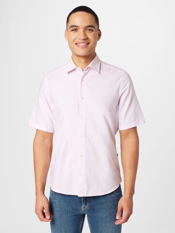 BOSS Regular fit Overhemd 'Rash' in Roze: voorkant