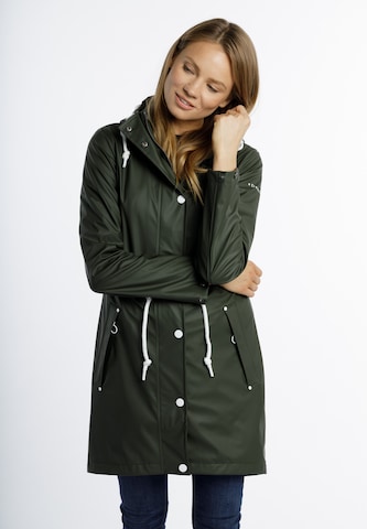 DreiMaster Maritim Raincoat in Green: front