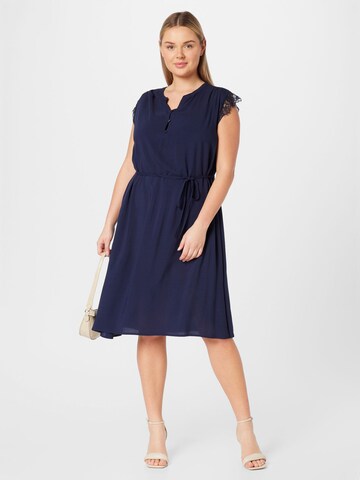 ONLY Carmakoma Shirt dress in Blue