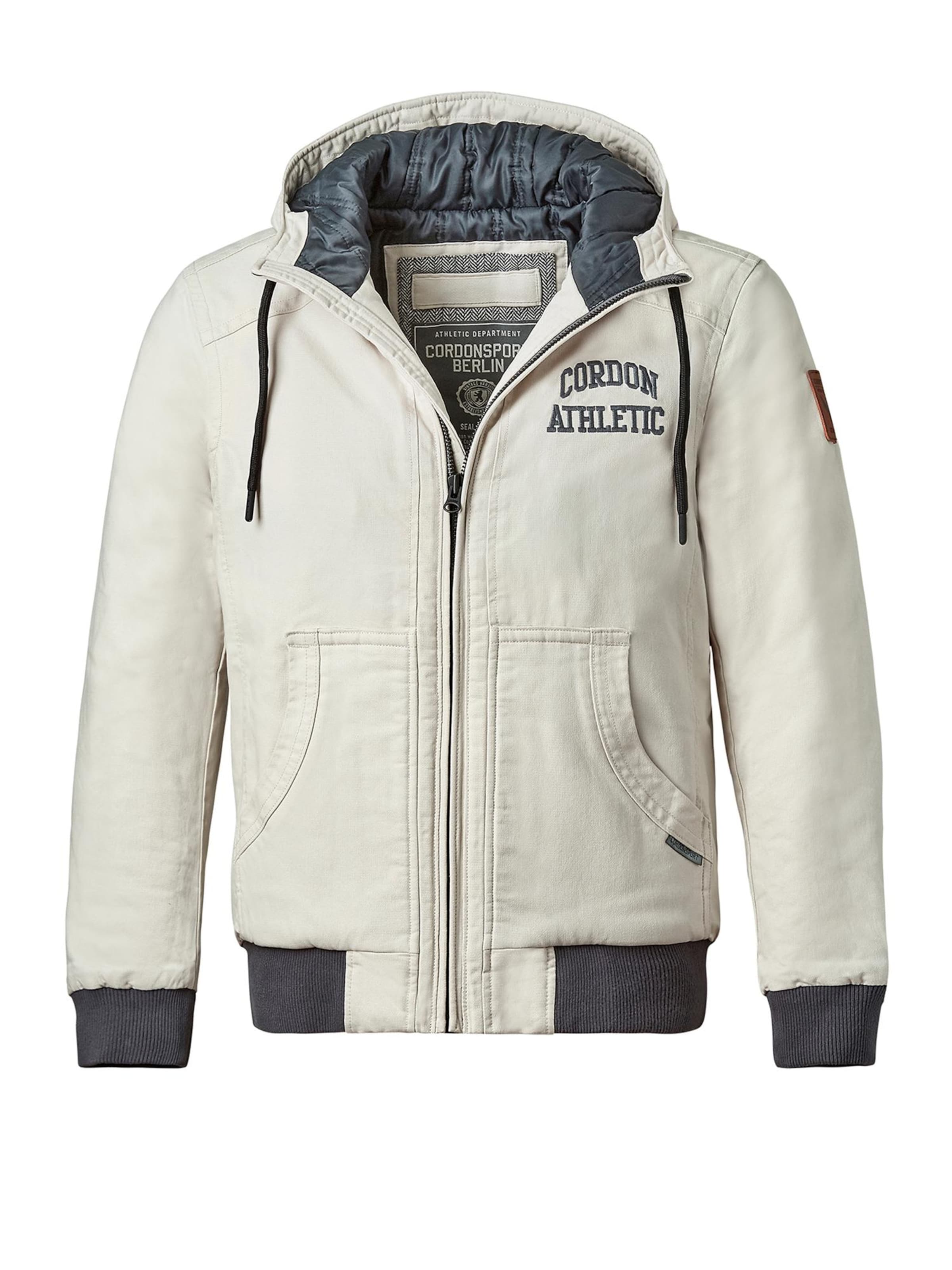 Cordon Sport Winter Jacket 'Active Hood' in Grey: front