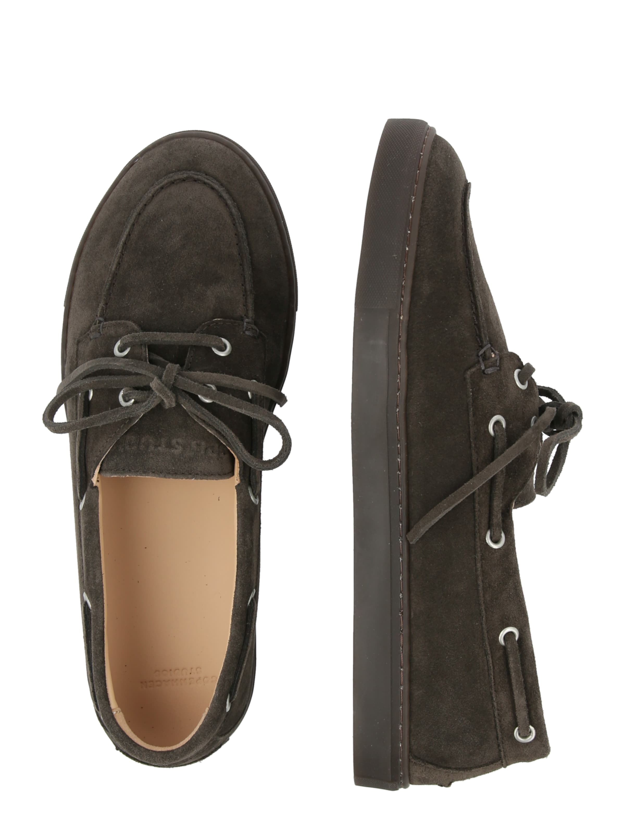 Copenhagen Studios Mokasyny '160M' w kolorze szary