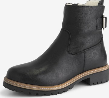 Bottines 'Kammerfoss' Travelin en noir : devant