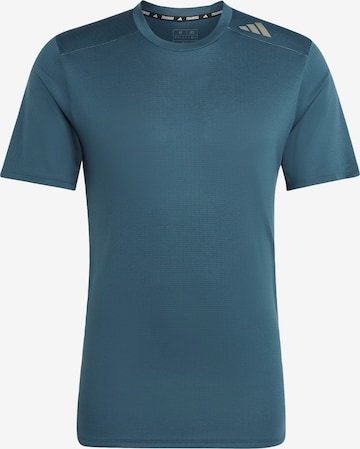 ADIDAS PERFORMANCE Functioneel shirt 'Designed 4 Heat.Rdy Hiit ' in Blauw: voorkant