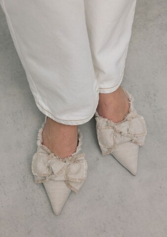 Ballerines à lanières SACHA en beige