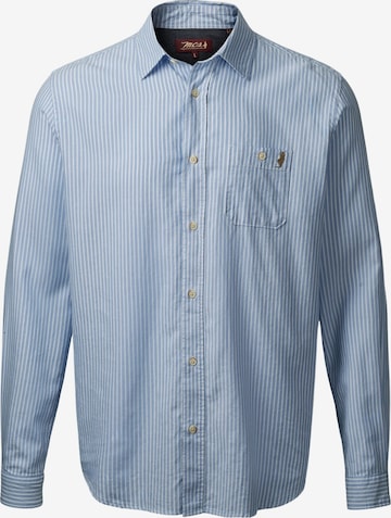 MCS Regular Fit Paita 'Bart' värissä sininen: etupuoli
