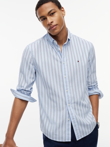Coupe regular Chemise 'Flex' TOMMY HILFIGER en bleu